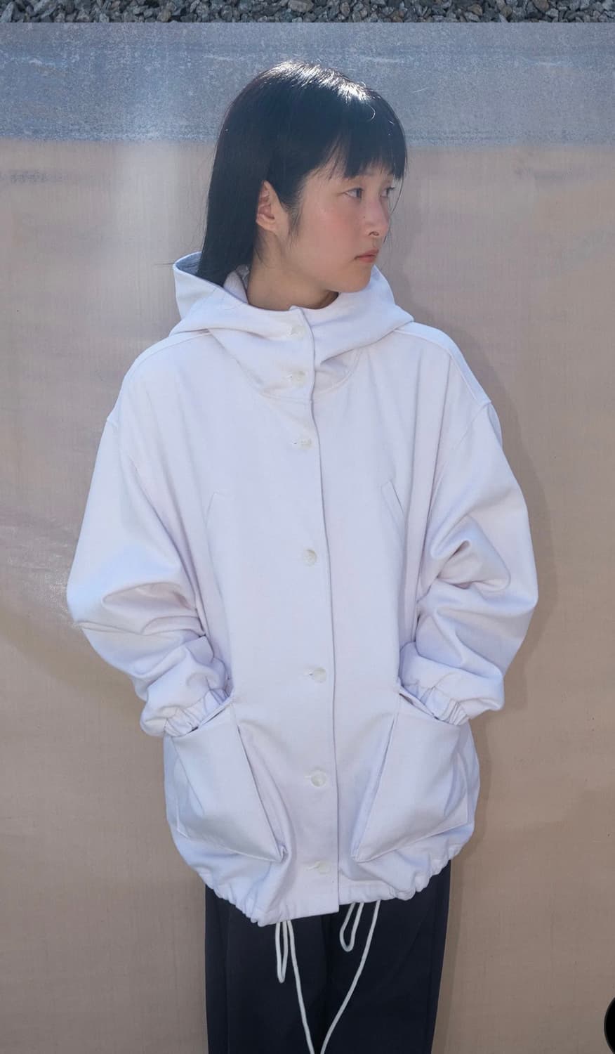 페스토 사파리 후드 자켓 화이트 상품이미지2