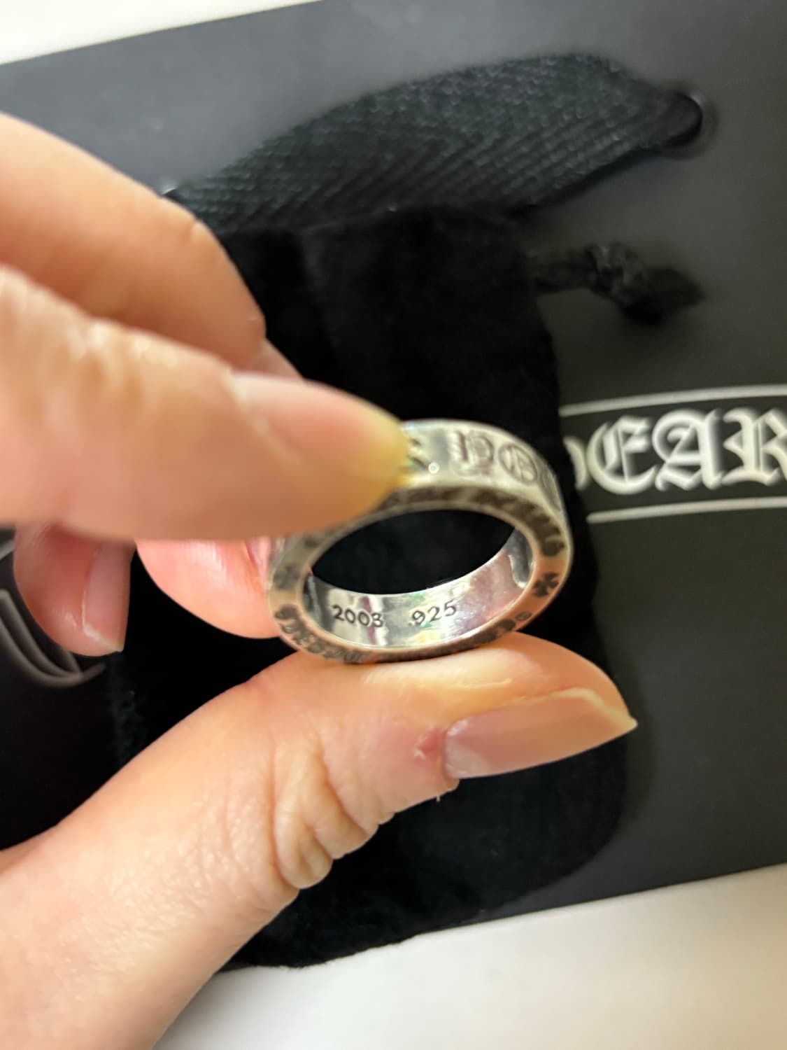 크롬하츠 퍽유링 6mm us8 상품이미지3