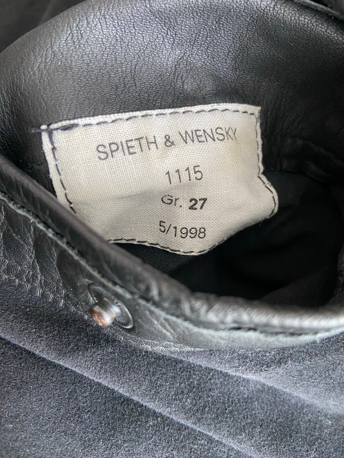 빈티지 독일경찰 Polizei 레더자켓 상품이미지3