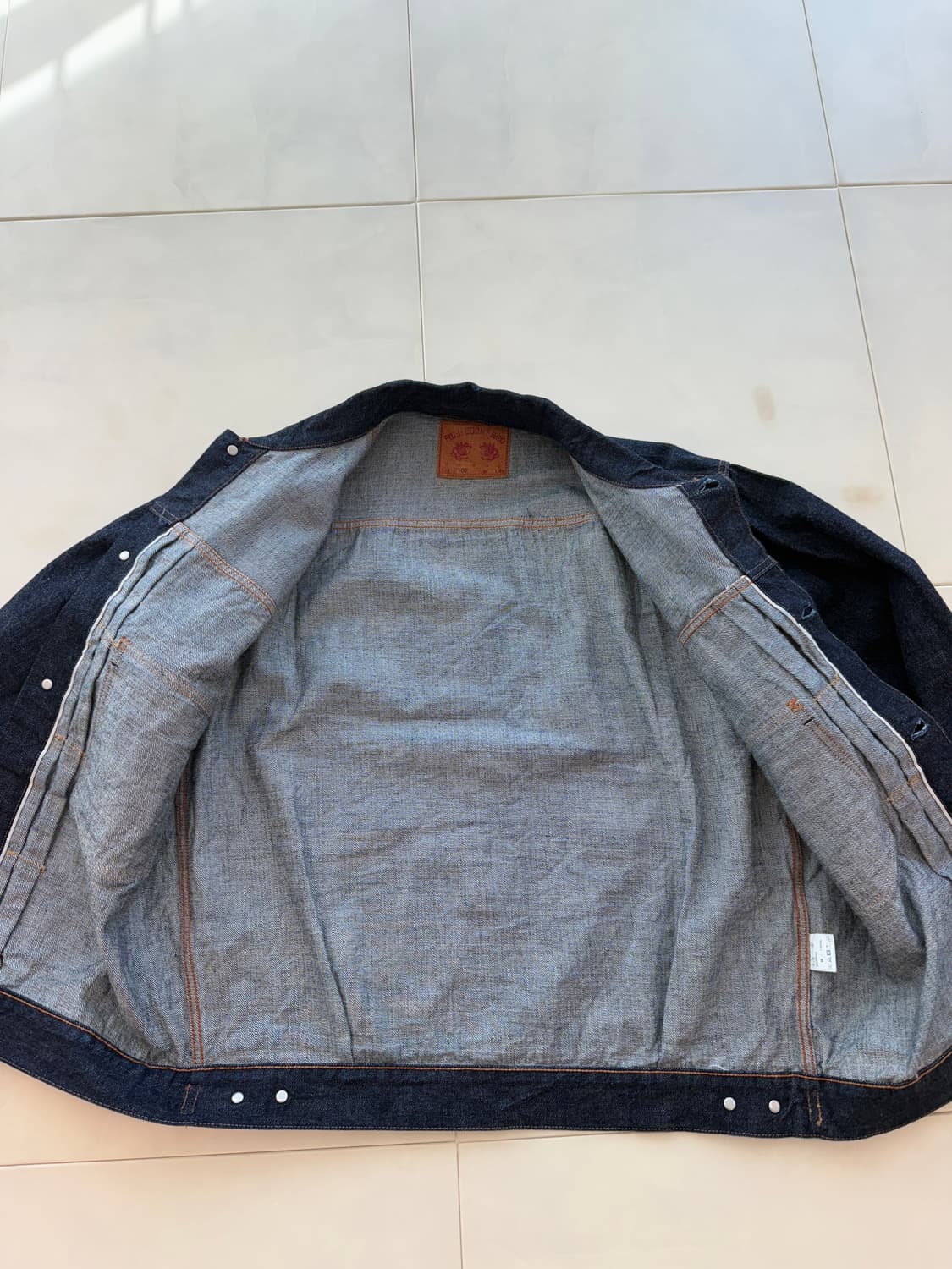 풀카운트 2102w 2nd 타입 데님 자켓 42(105) 상품이미지5
