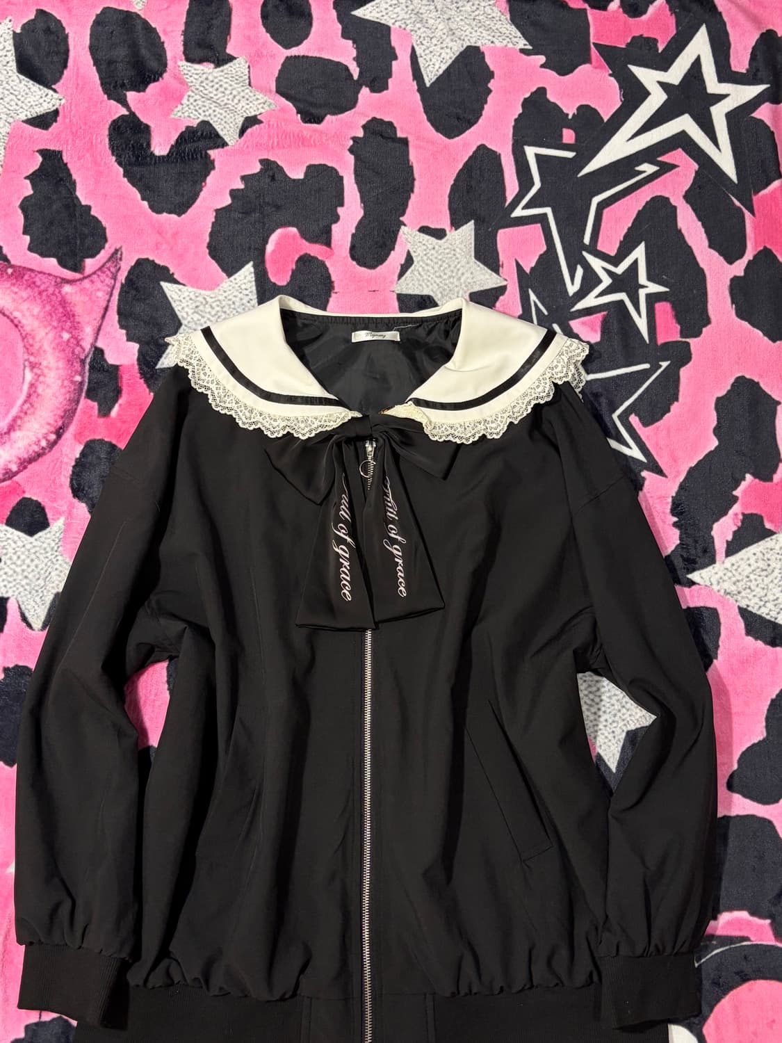 Y2K Lolita Sailor Collar Zip-Up 상품이미지8