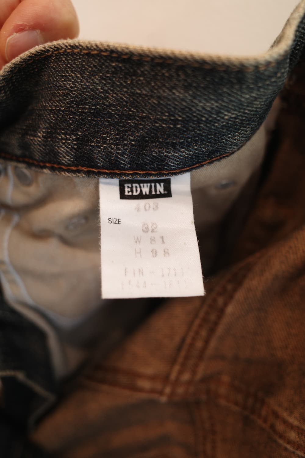 EDWIN 에드윈 403 데님팬츠 (32인치) 상품이미지5