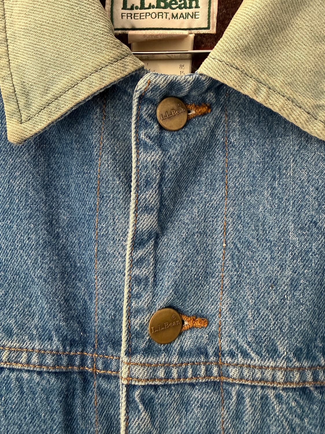 USA🇺🇸L.L.Bean 데님 블랭킷 라이닝 자켓 XL 상품이미지2