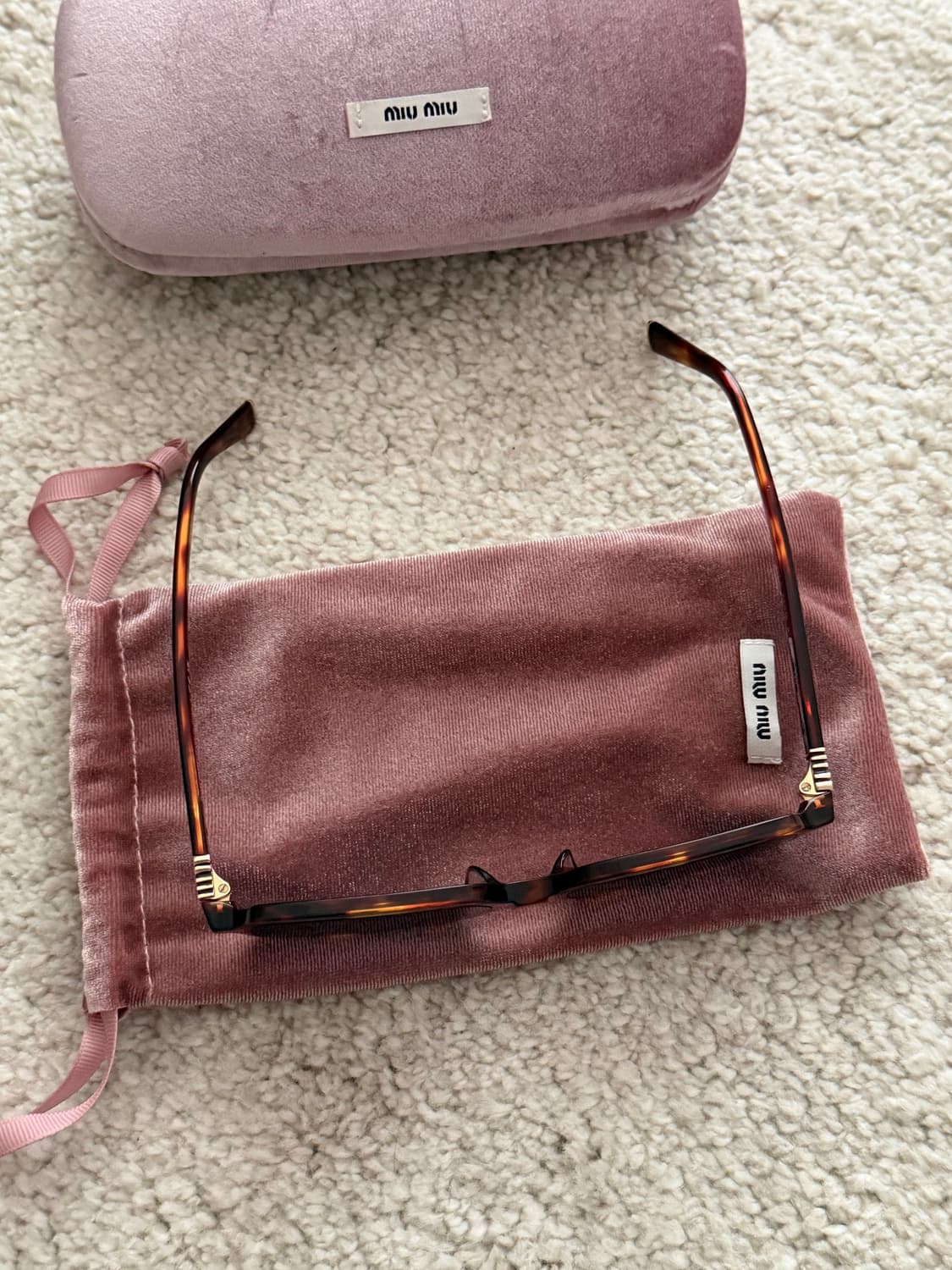 [miu miu] 미우미우 스퀘어 리가드 선글라스 상품이미지2