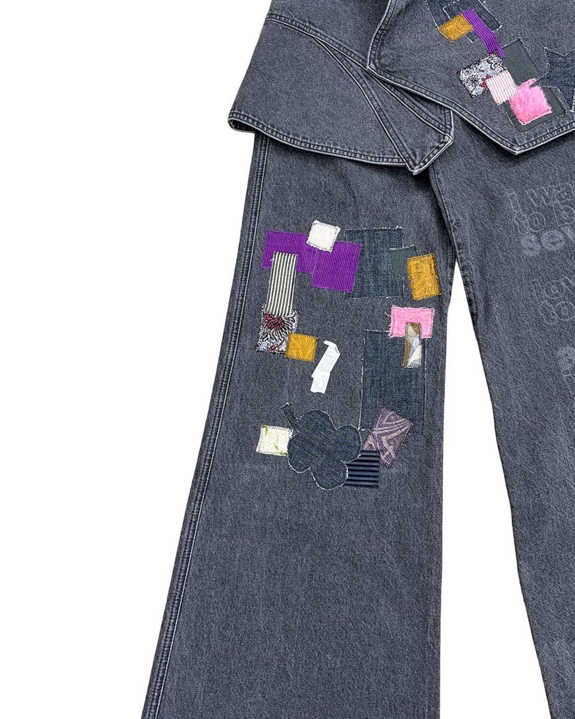 헤븐 키코 코스타디노브 디테쳐블 데님 팬츠 상품이미지4