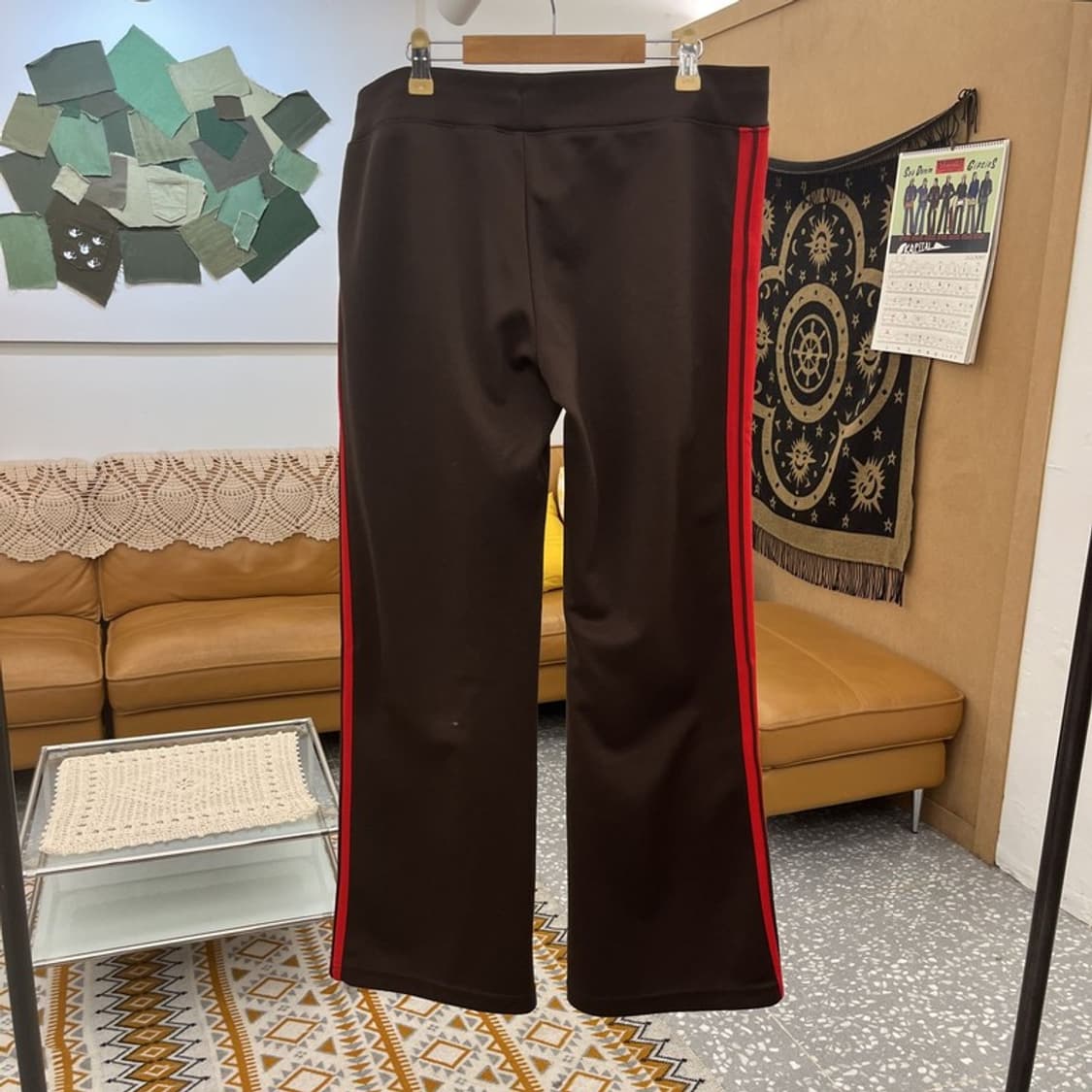 나이키 올드스쿨 빈티지 레트로 브라운레드 트랙팬츠 XL C11166 상품이미지4