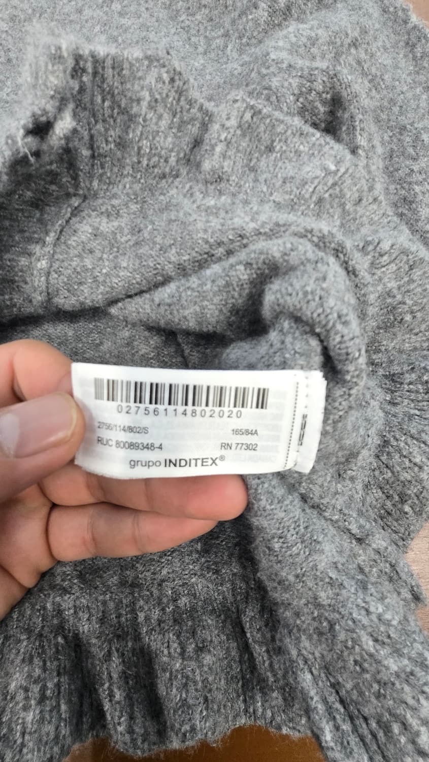 ZARA 자라 그레이 프릴 가디건 상품이미지6