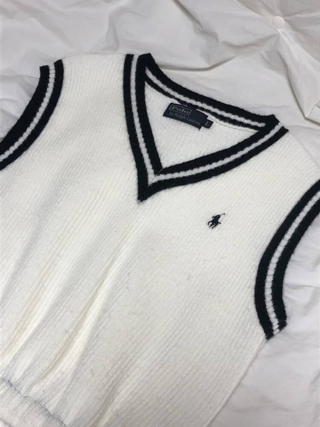 폴로 베스트 니트 (리폼제품) 상품이미지1