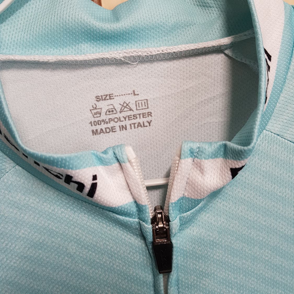 L / 이태리 비앙키 자전거복 집업 상의/번407-02 상품이미지4