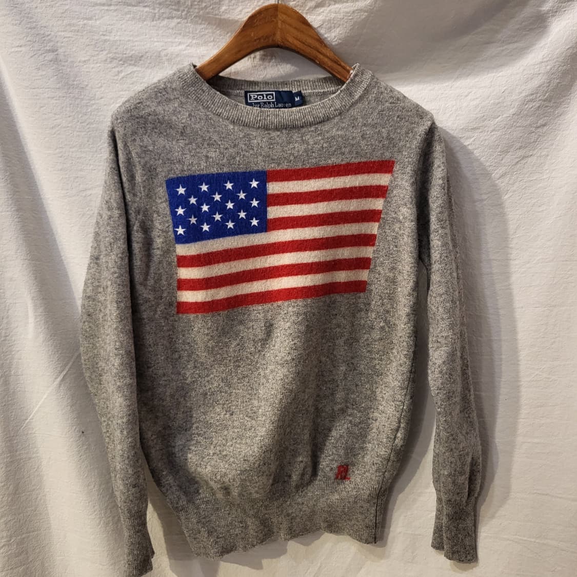 폴로 랄프로렌 성조기 울 니트 상품이미지1