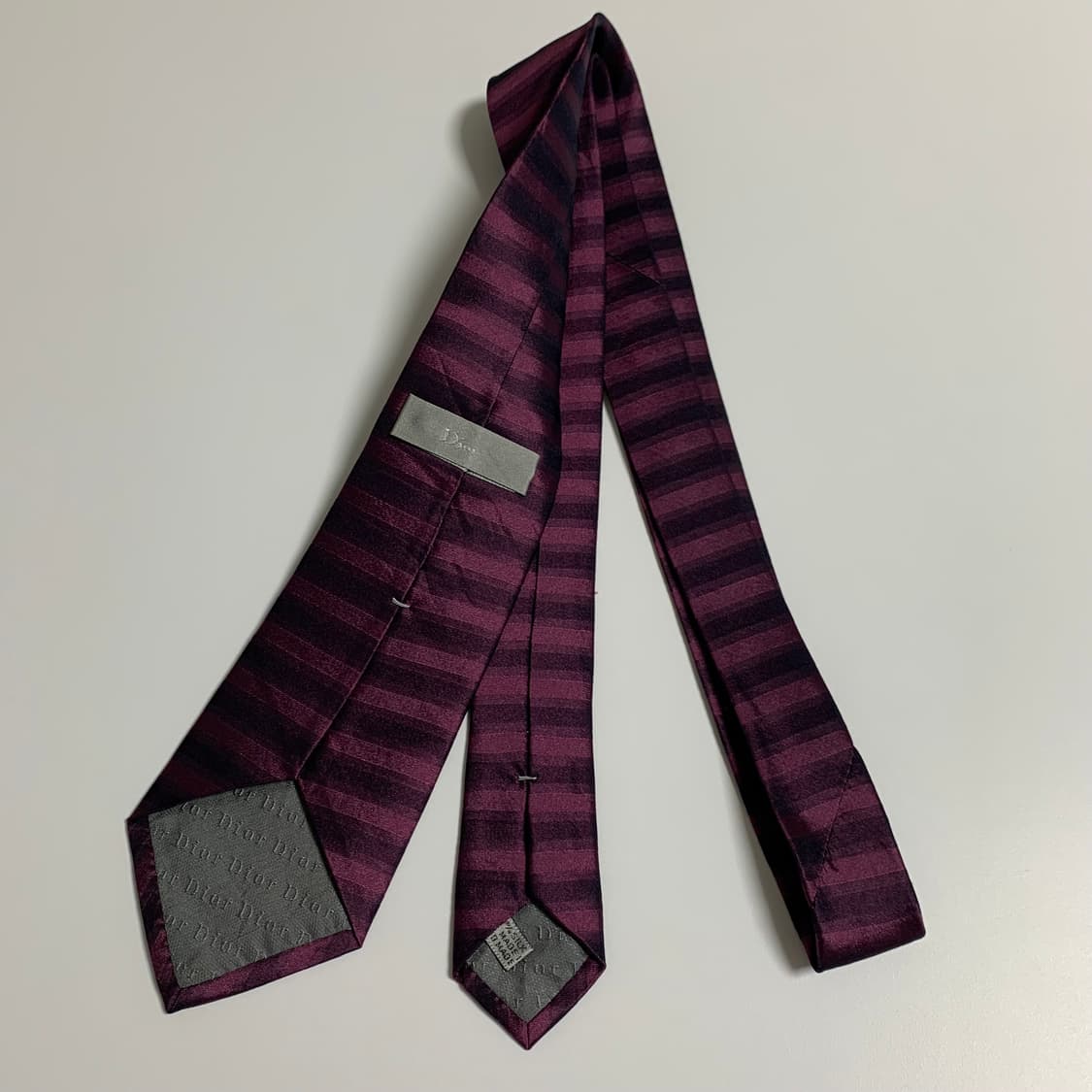 디올 옴므 신형 명품넥타이 스트라이프 100실크 8.5cm 상품이미지9