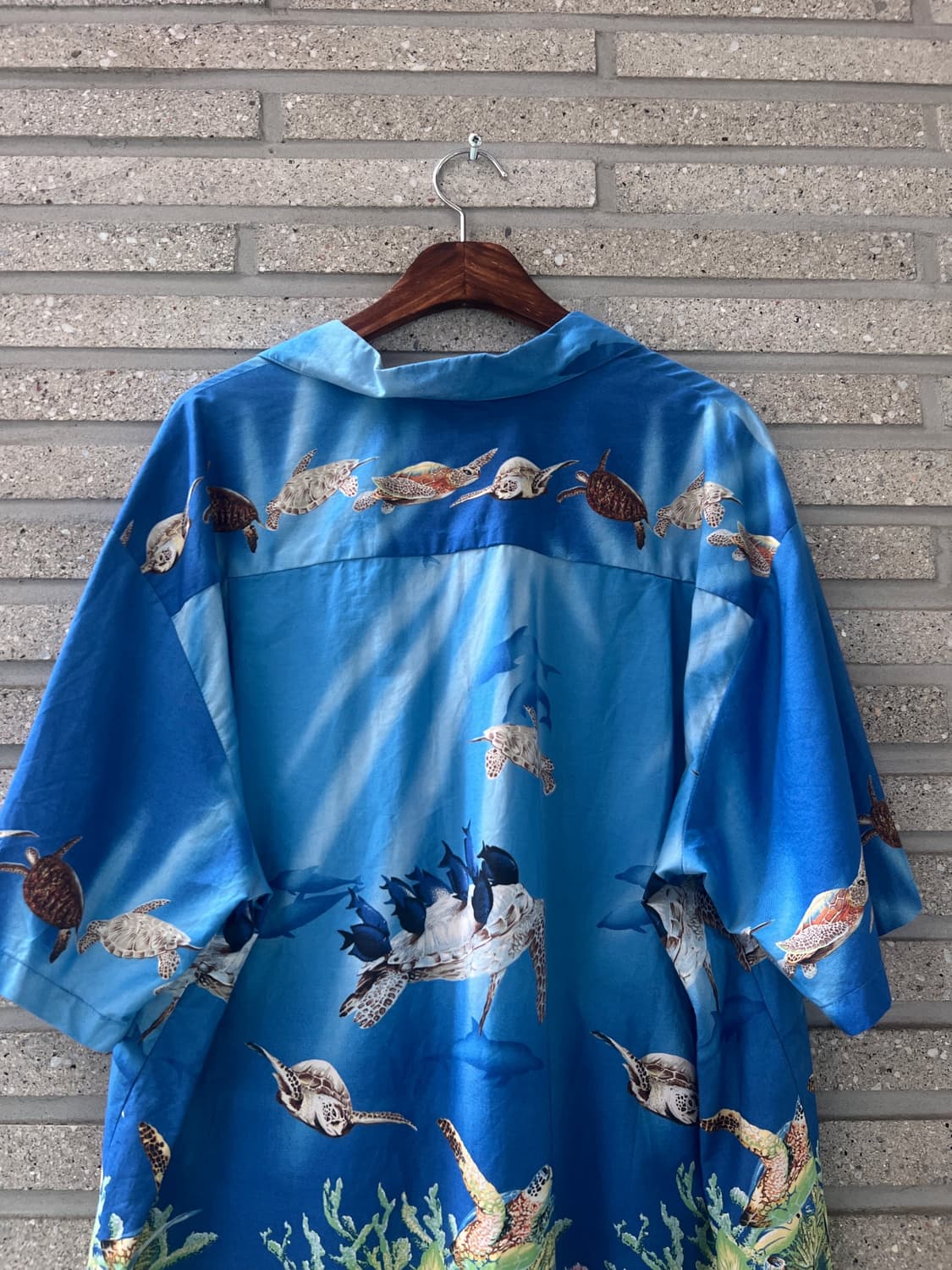 [XL]Made in Hawaii 터틀 패턴 하와이안 셔츠 상품이미지4