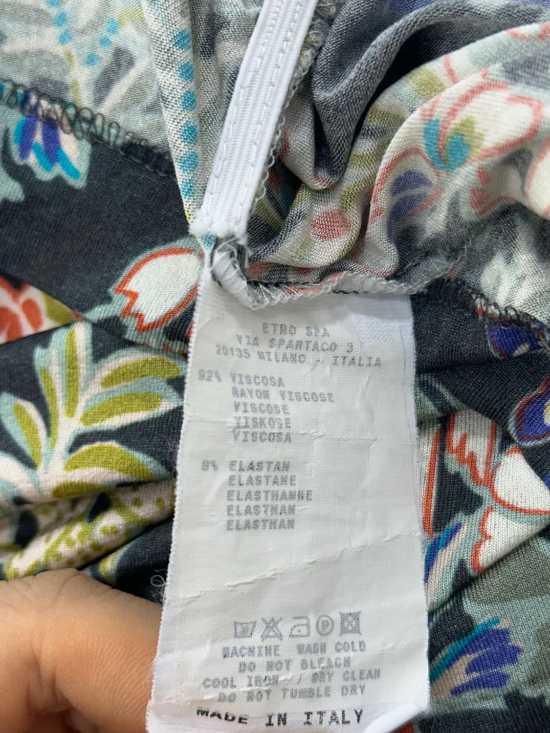 에트로 보타니컬 패턴 셔링 반팔 상품이미지9