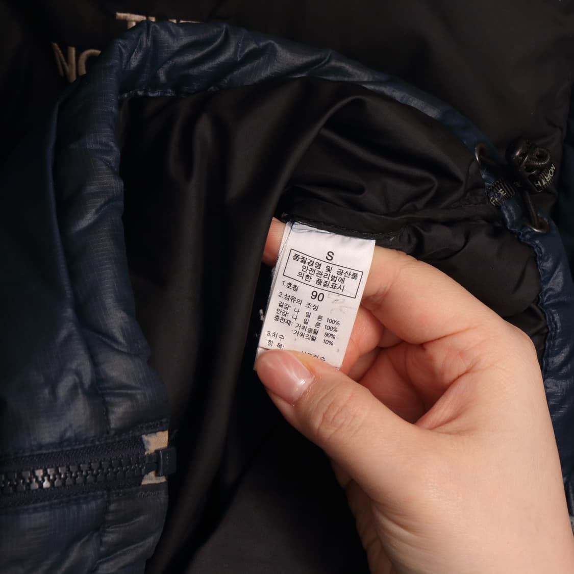 00's 노스페이스 눕시 700 숏패딩 네이비 A1874 상품이미지4