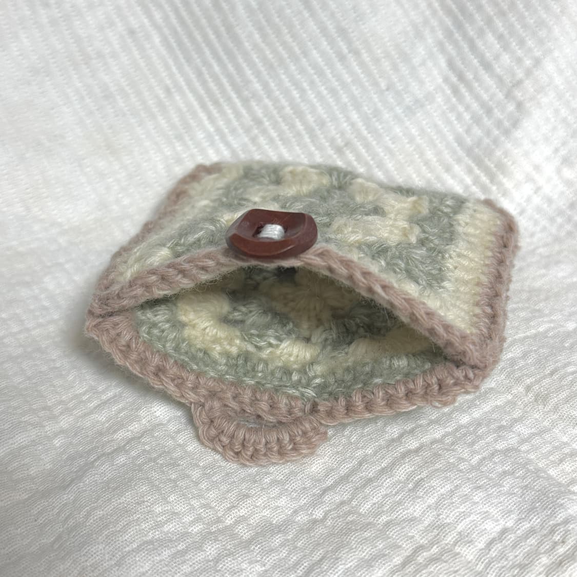 [핸드메이드] 모티브 뜨개 지갑 상품이미지3