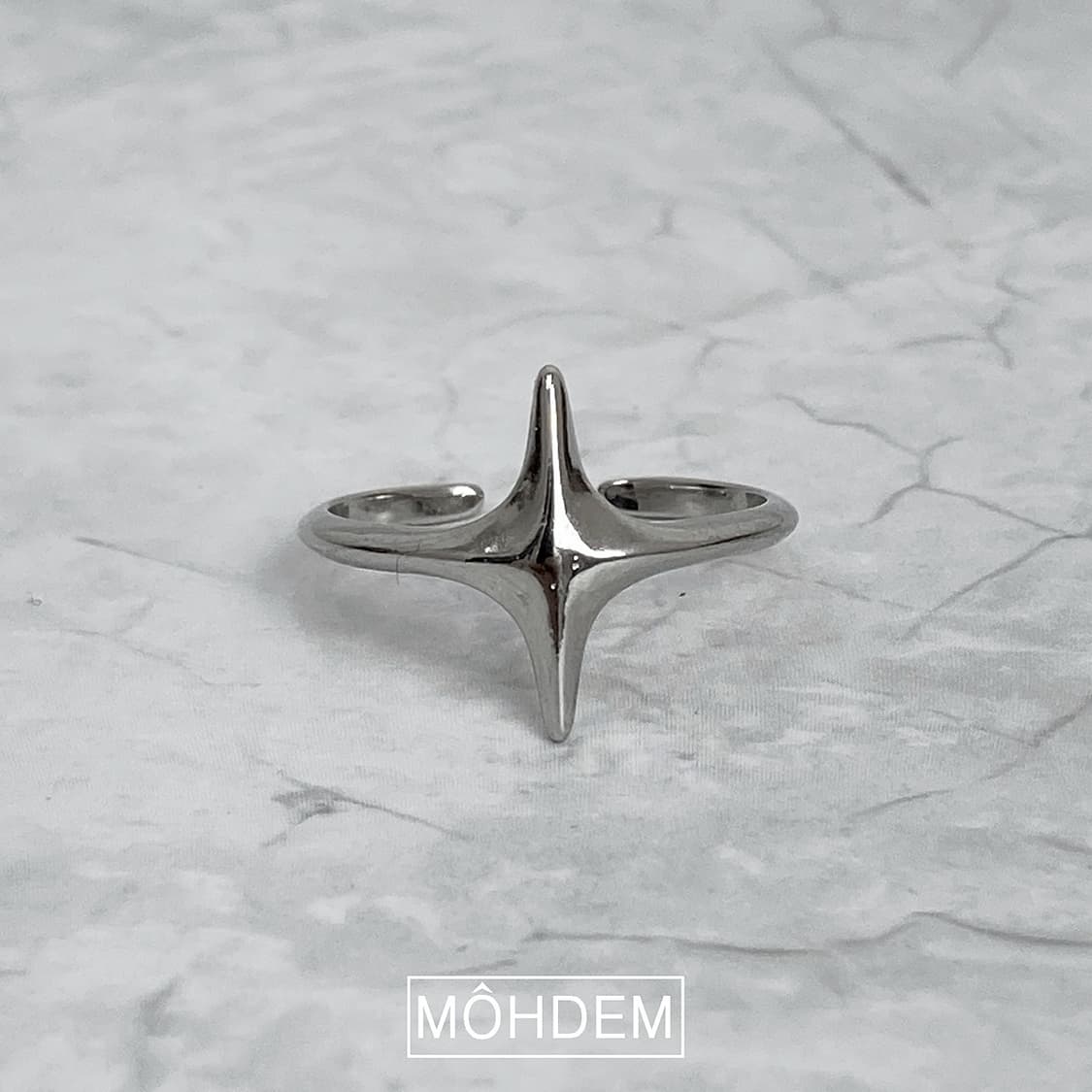 [Unisex] 링 크로스 실버 반지 상품이미지3
