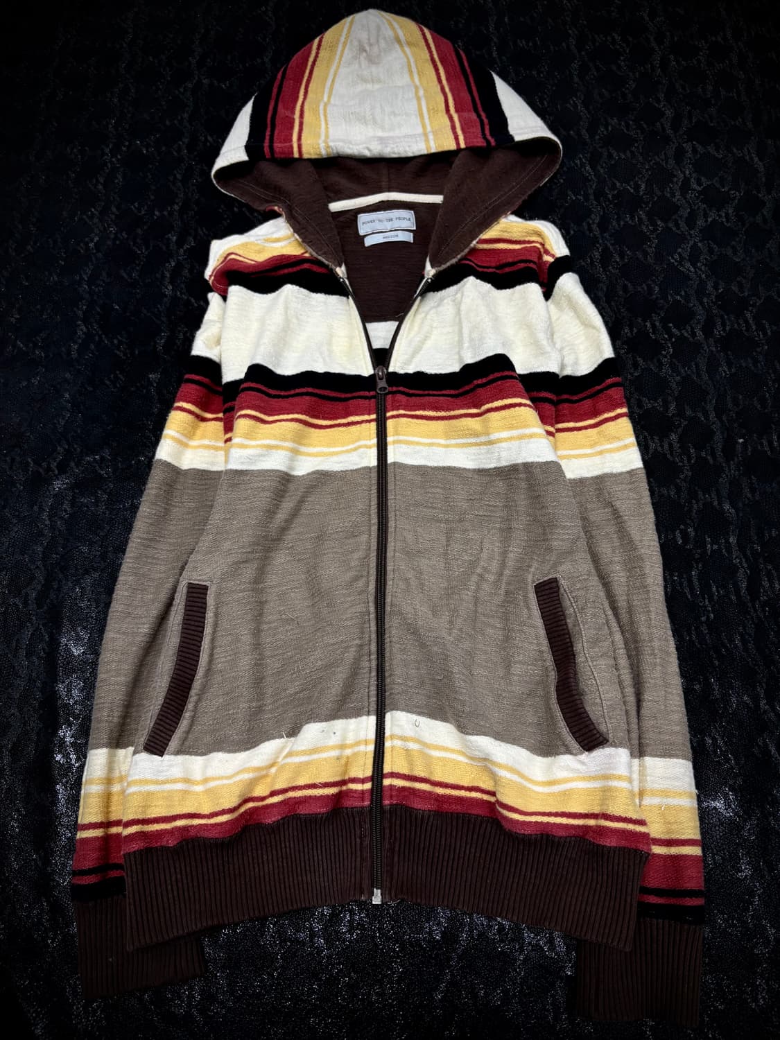 “Vintage”Hippie Y2K Mood Hoodie zip Up 상품이미지1