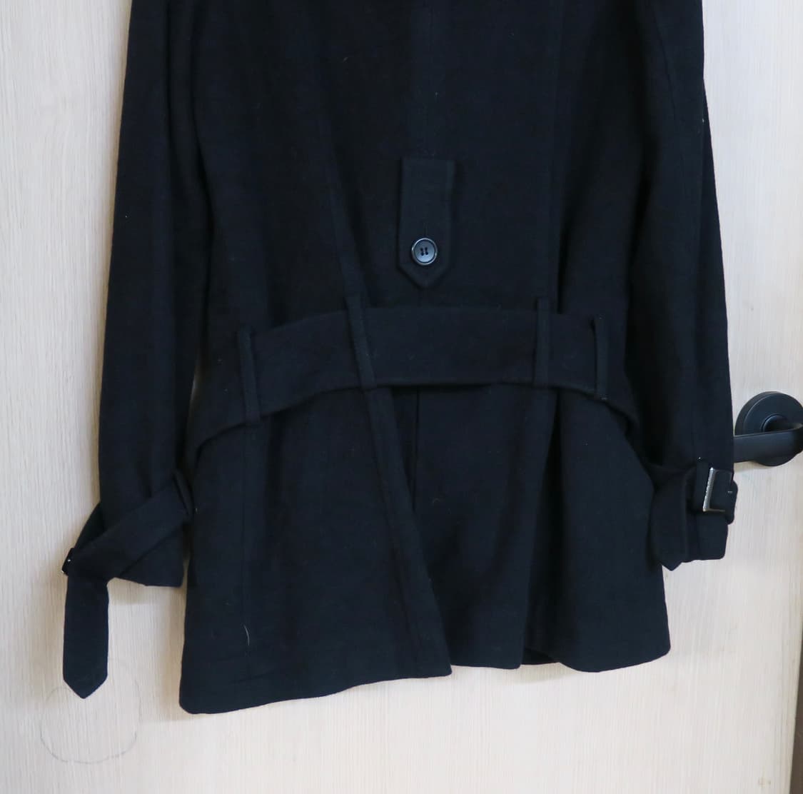 퍼 카라 울 혼방 코트 상품이미지9