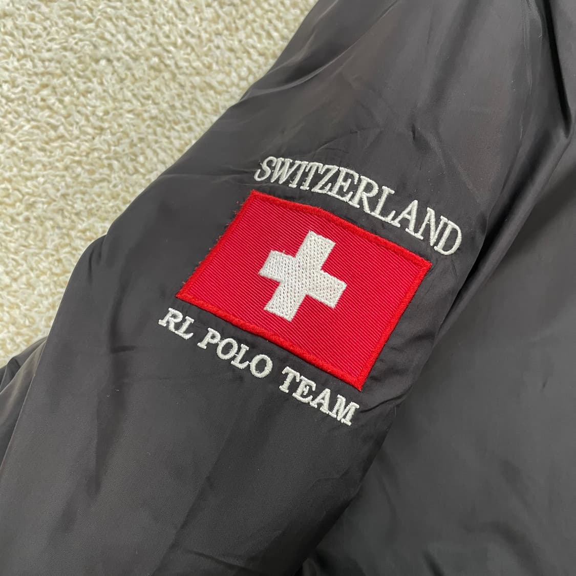 폴로 랄프로렌 스위스 레이싱 리버시블 퀄팅 자켓 레드 상품이미지5