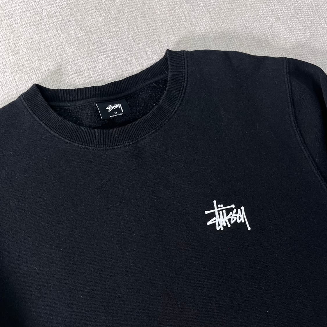 100 스투시 베이직 맨투맨 상품이미지3