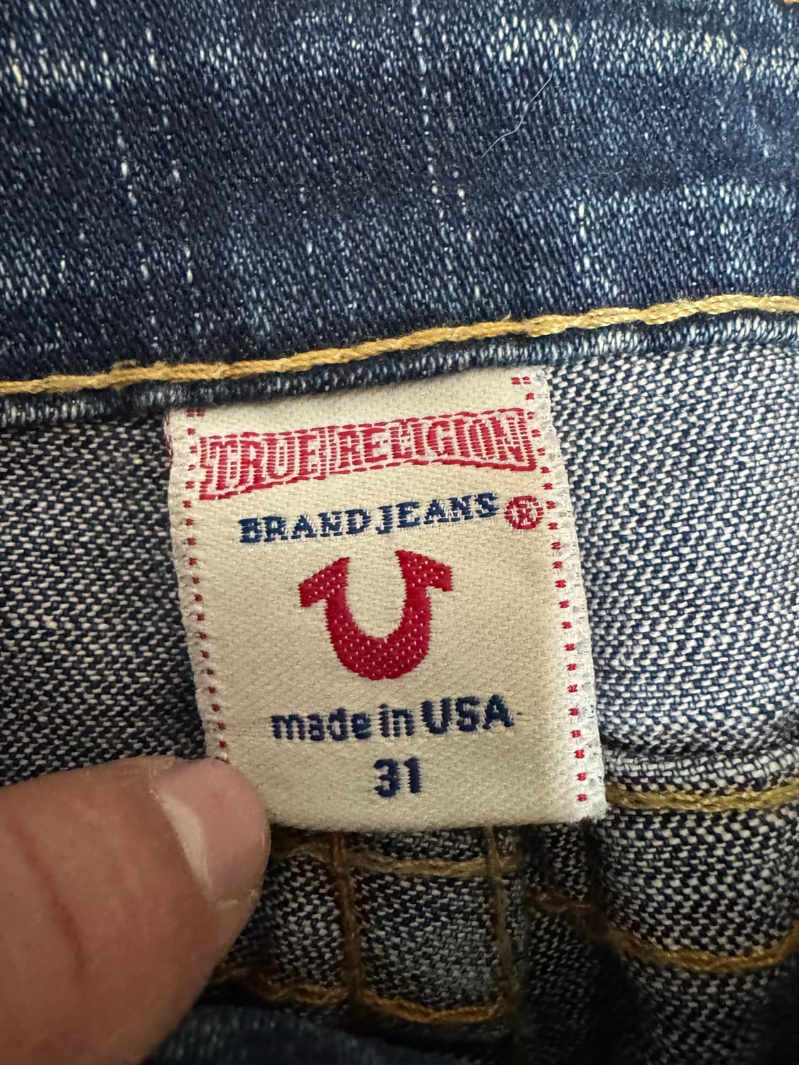 트루릴리전 플레어 조이 부츠컷 데님 팬츠 상품이미지4