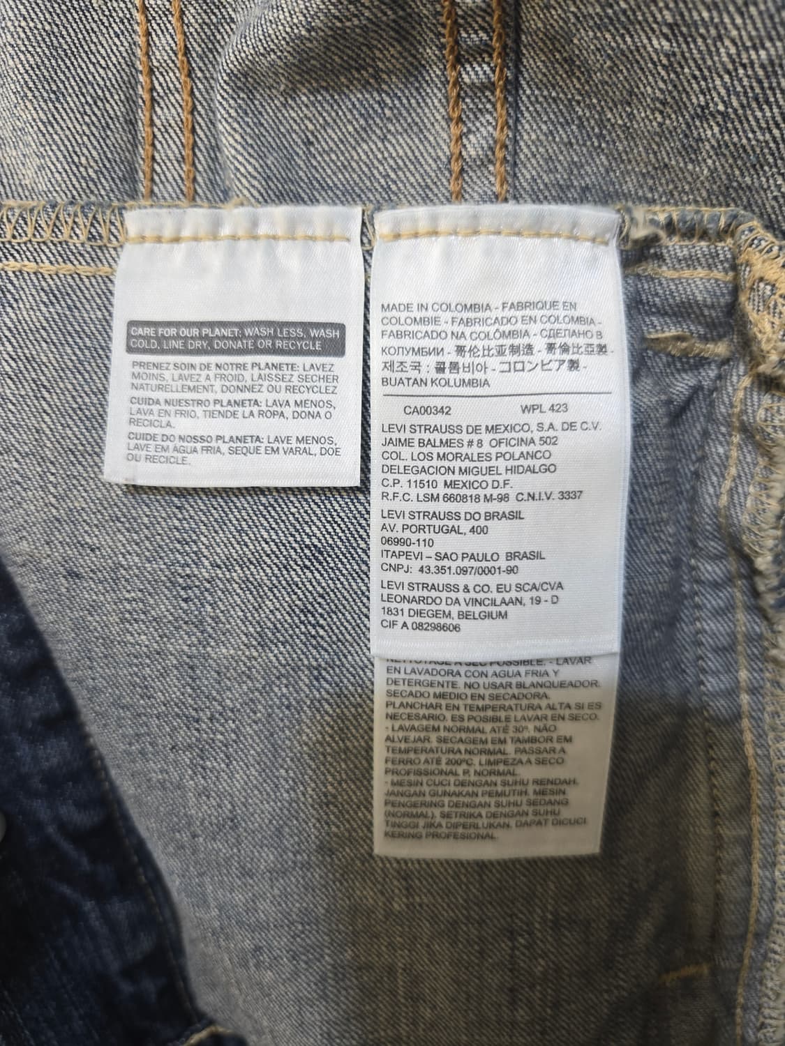 리바이스 데님 트러커 자켓 청자켓 상품이미지4