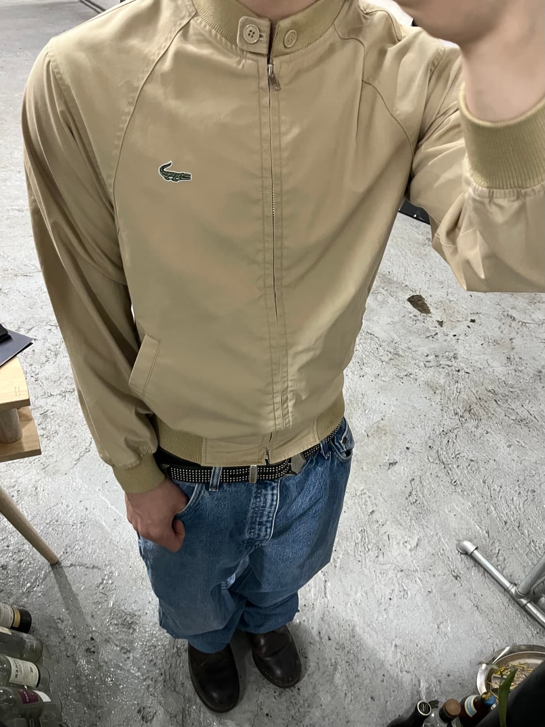 Crocodile blouson jacket 상품이미지3