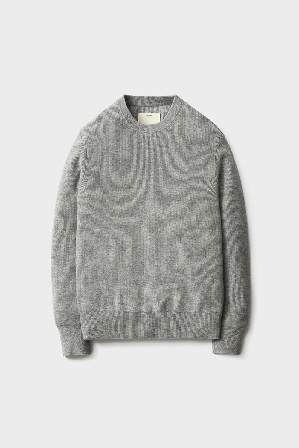 포터리 베이비캐시미어 크루넥 니트 멜란지그레이 3사이즈 상품이미지1