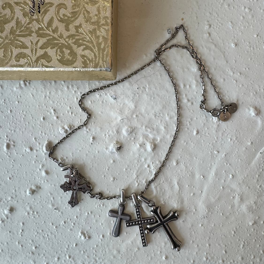 언더커버 AW02 Witches 실버 네크리스 상품이미지1