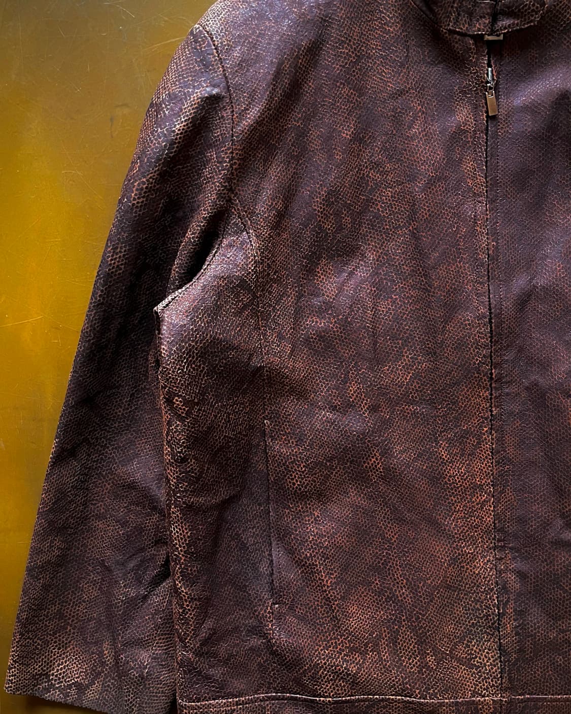 301 by TRECHENTOUNO Lambskin Python JK 상품이미지5