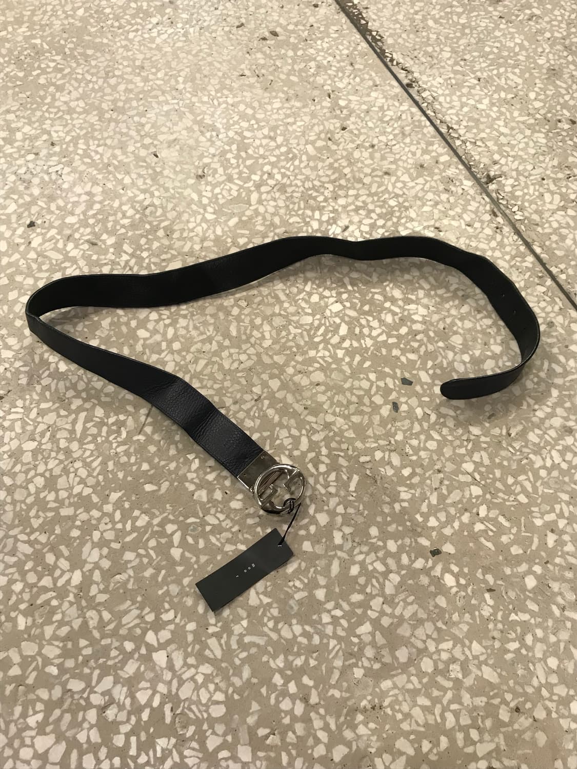 Gucci Interlocking G Leather Belt – Silv 상품이미지2