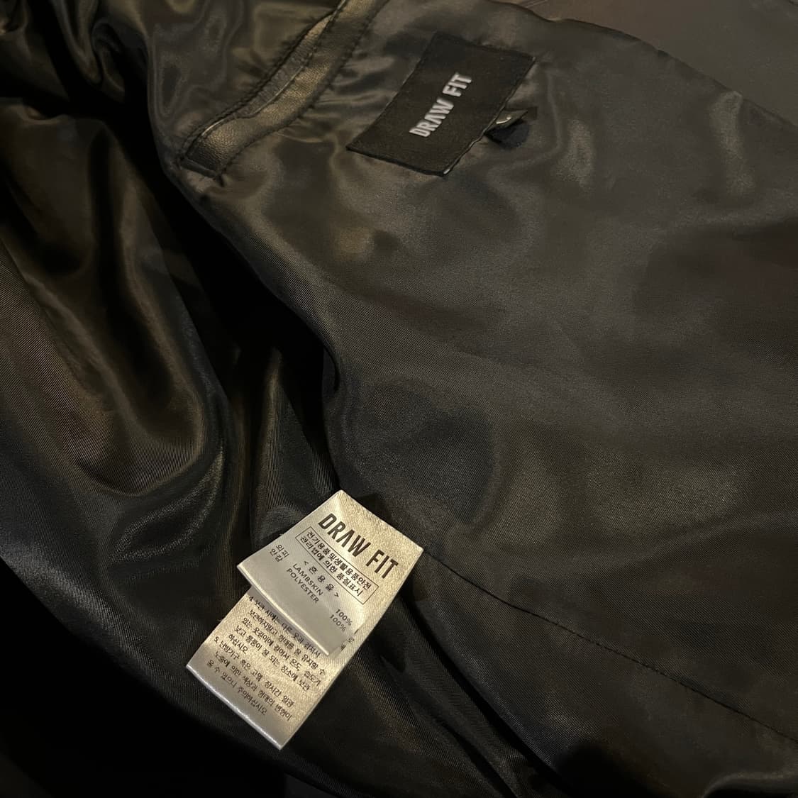 DRAW FIT 램스킨 가죽자켓 상품이미지7