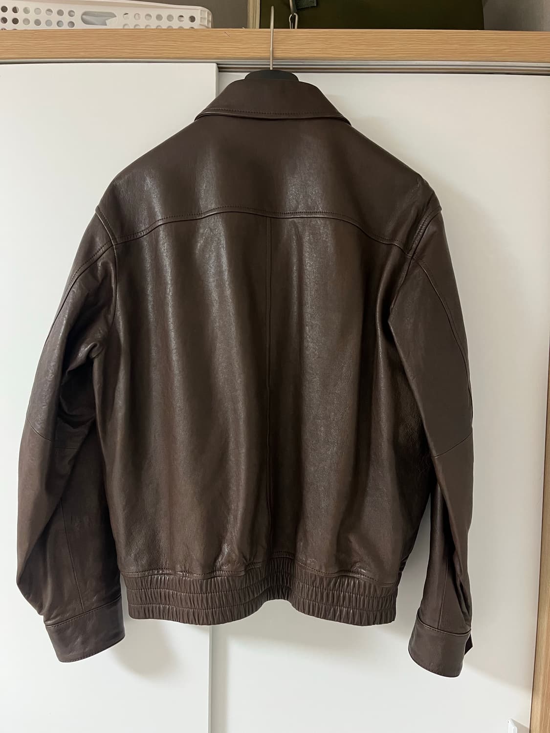 [SEW] 스테디에브리웨어 A2 레더자켓 (다크브라운) 상품이미지8