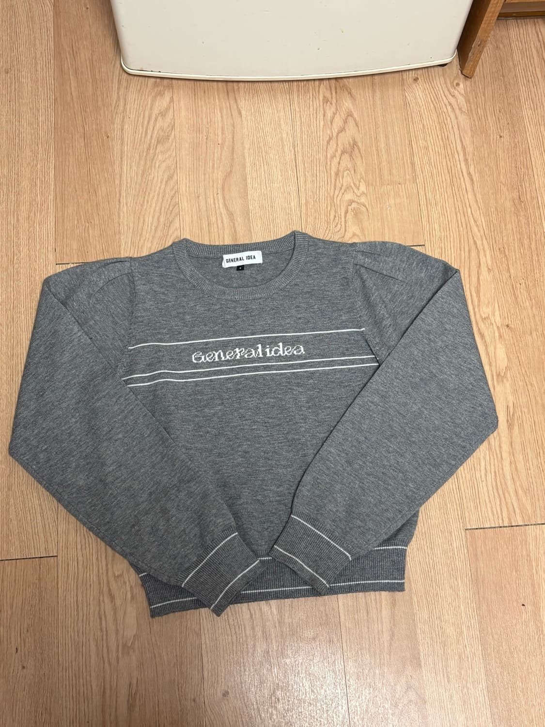 제너럴아이디어 로고 퍼프 풀오버 니트 스웨터 더바넷 타낫 아카이브제이투유 상품이미지2