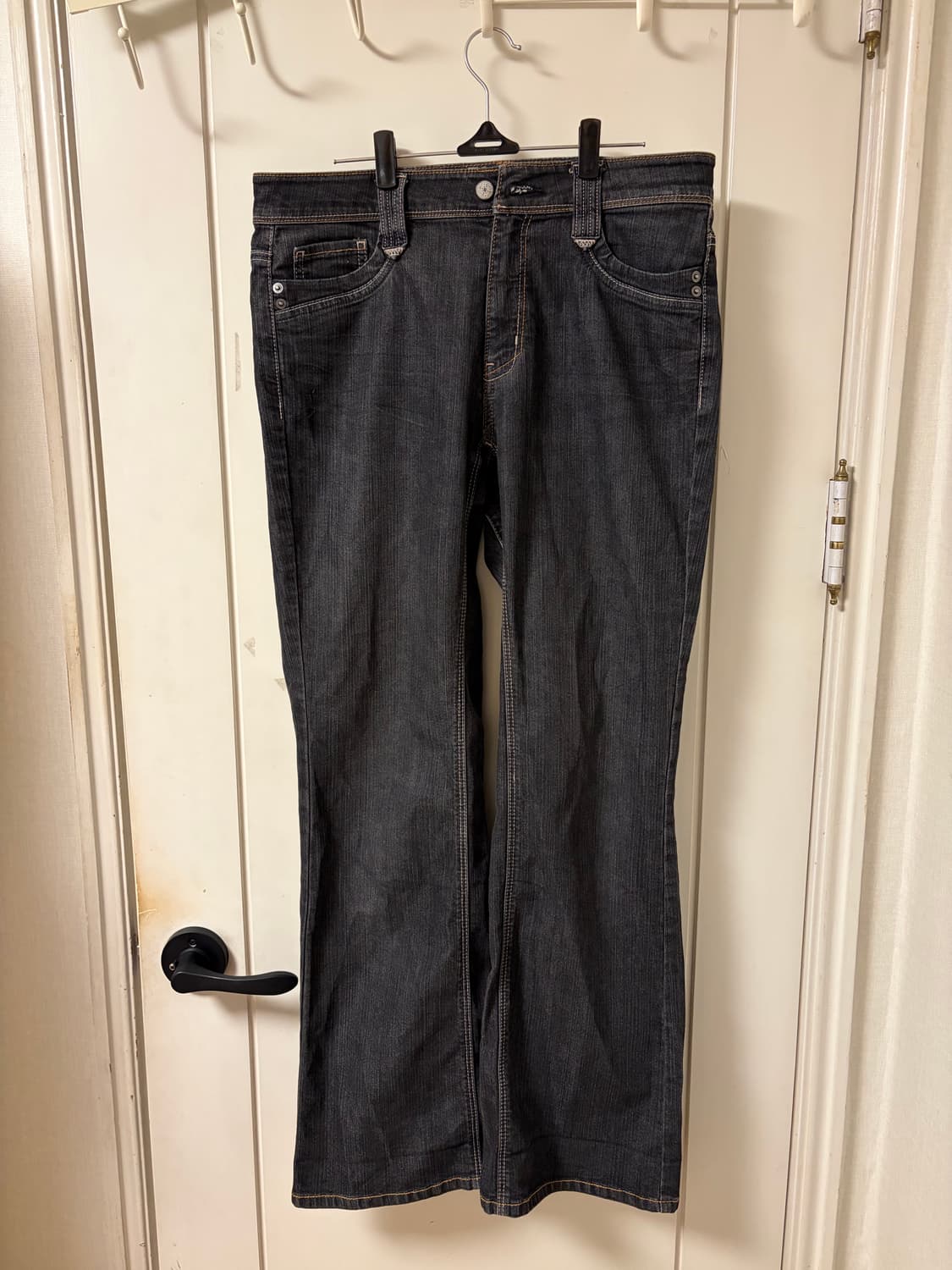 스키니 흑청 데님 상품이미지1