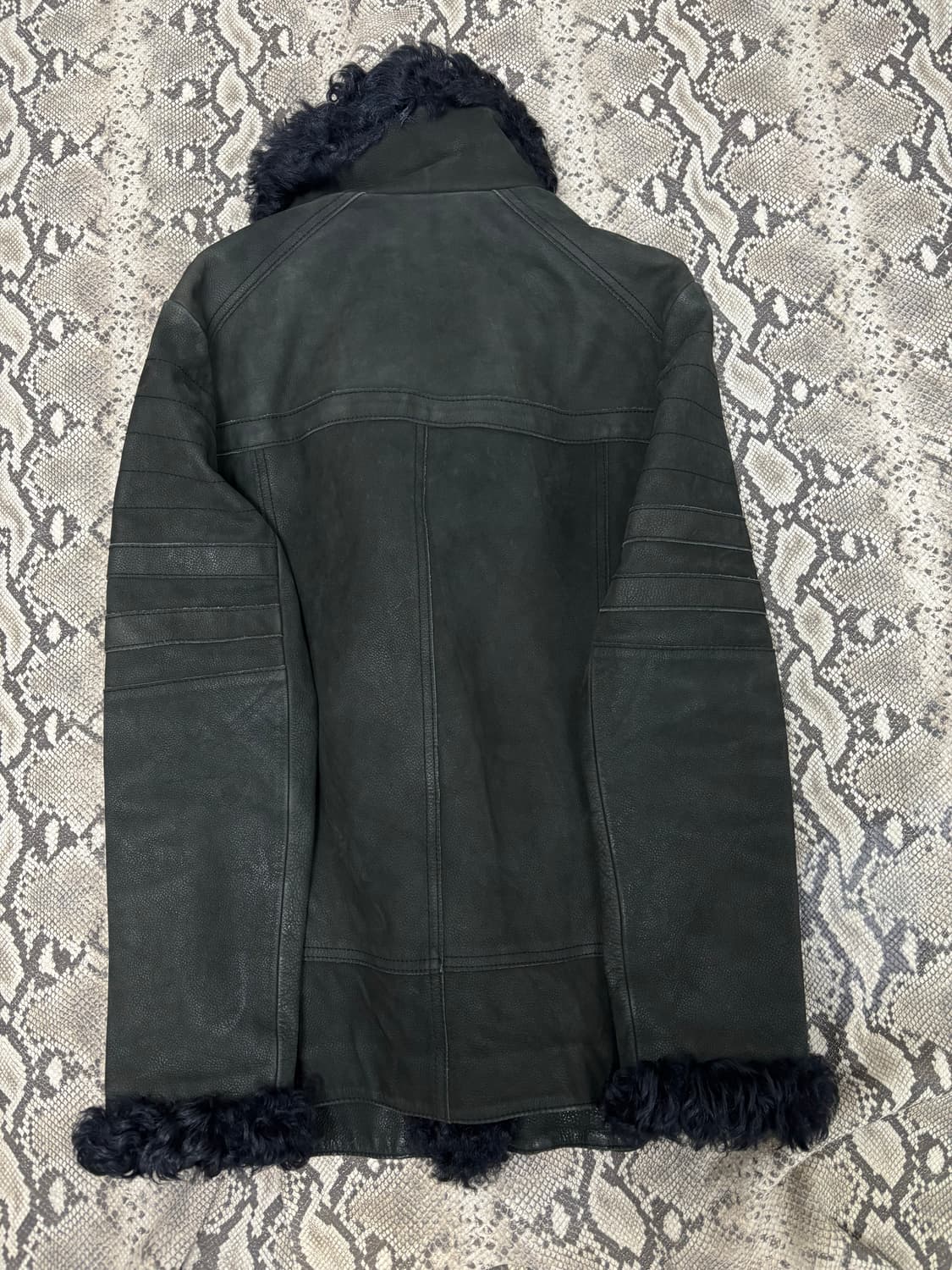 [VOV] Black Sheep Fur Trimming Deep Gree 상품이미지9