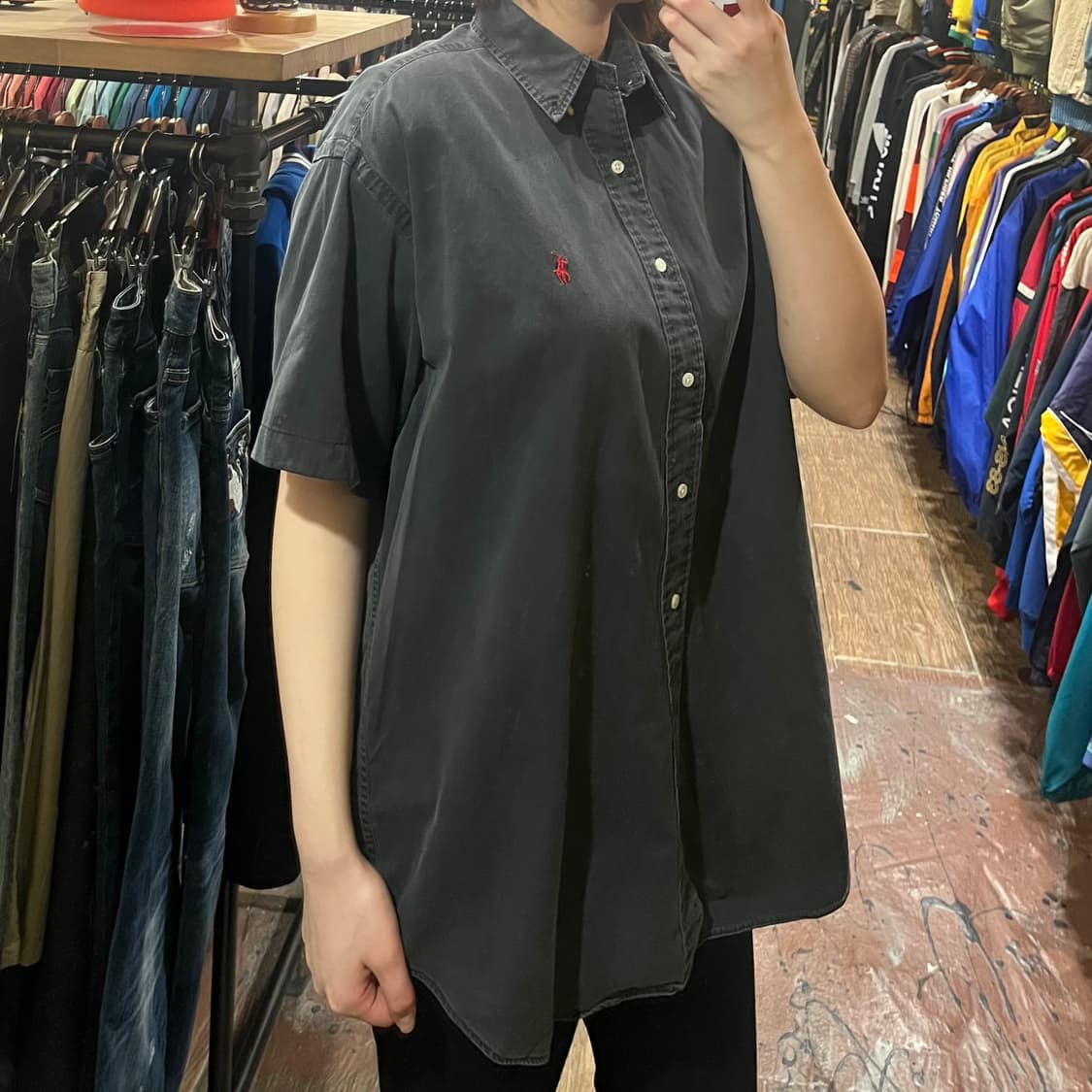 [HI] 폴로 반팔셔츠 블랙 상품이미지3