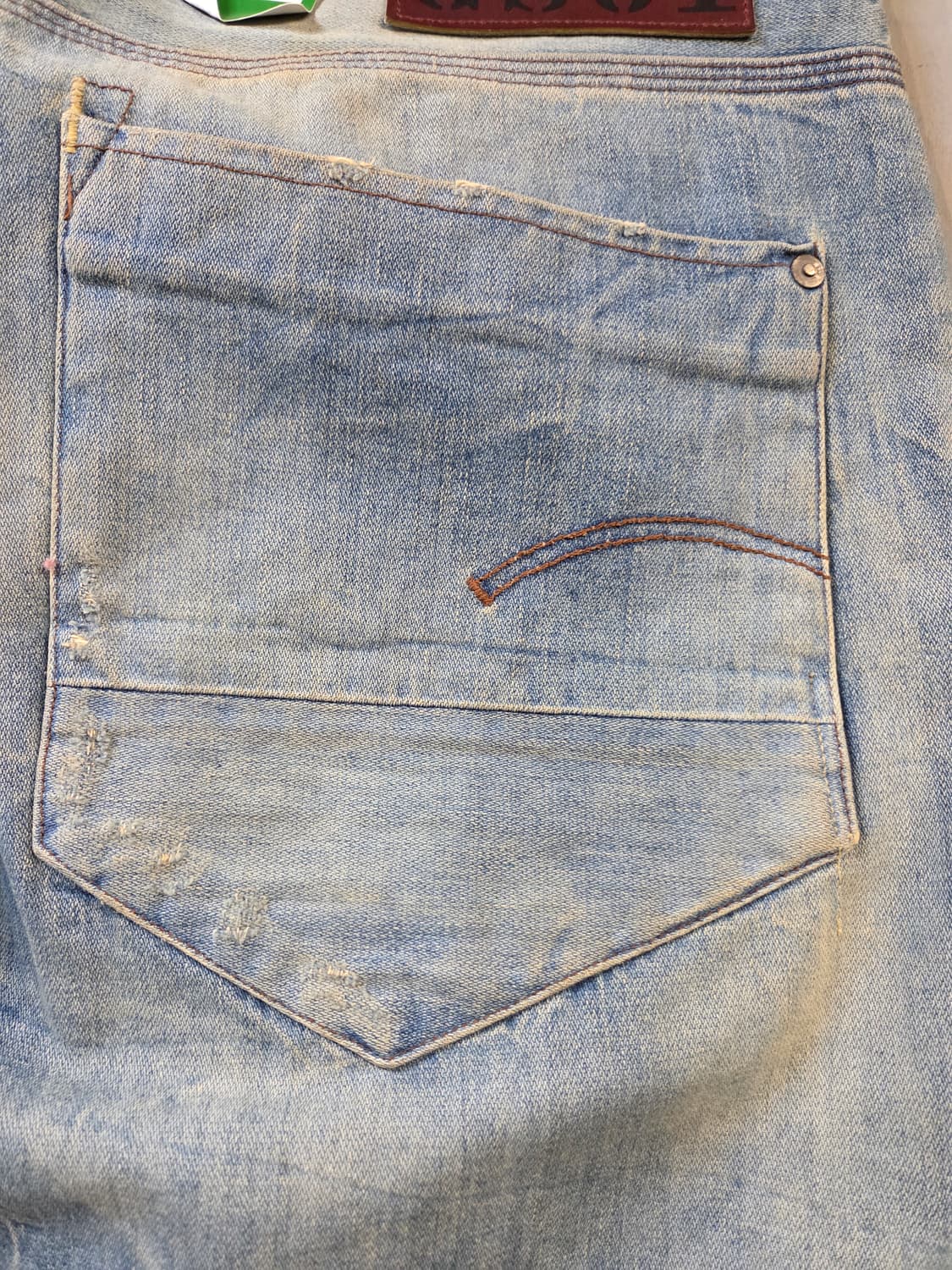 G-STAR청바지 데님 워싱 빈티지 스타일(W33/L32) 상품이미지5