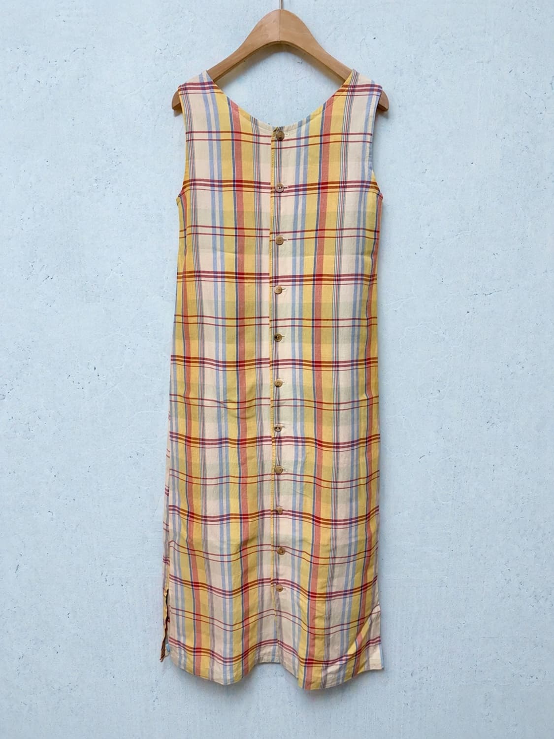 90s Vintage 체크 원피스 상품이미지3