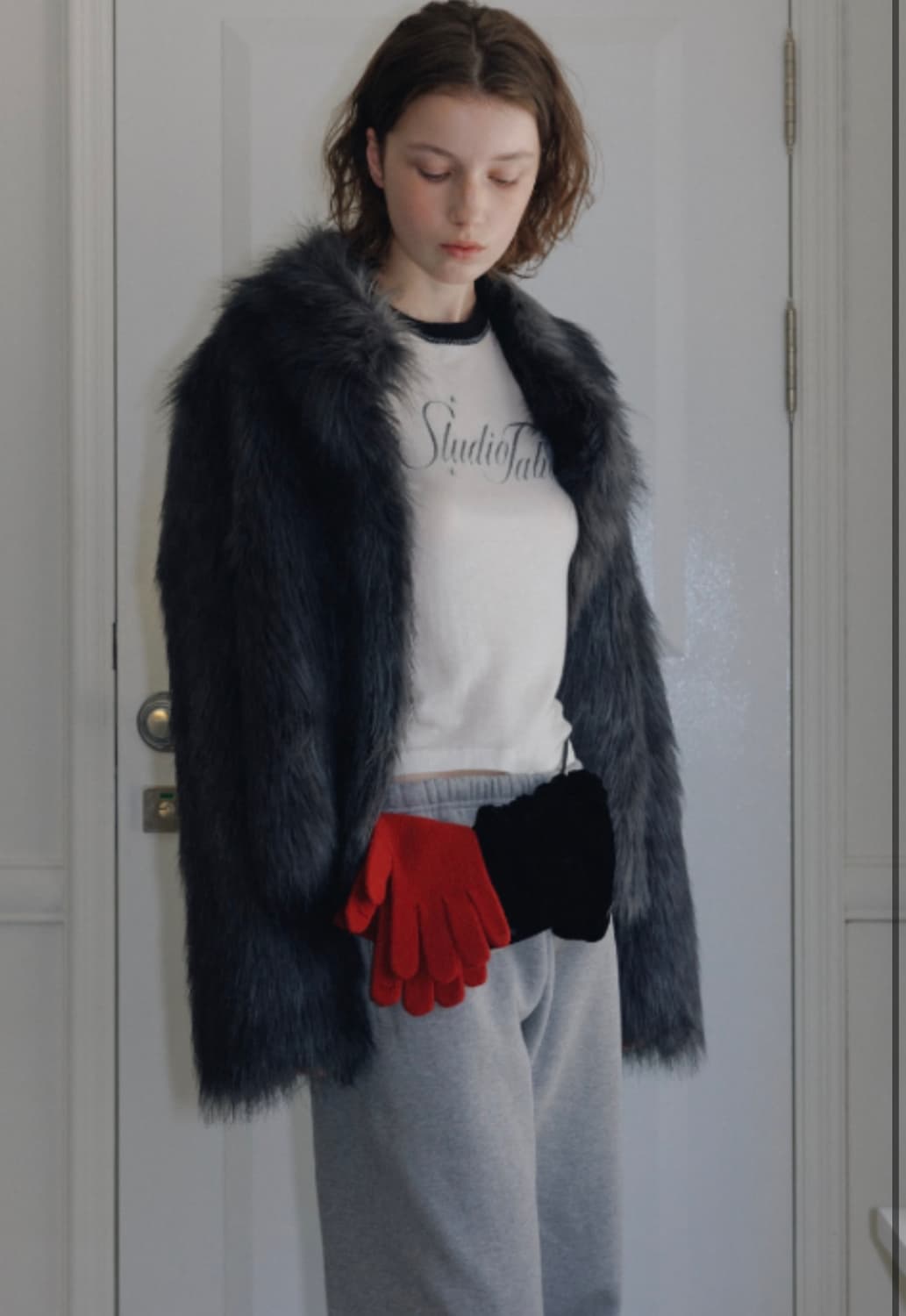 Fur collar jacket 상품이미지3