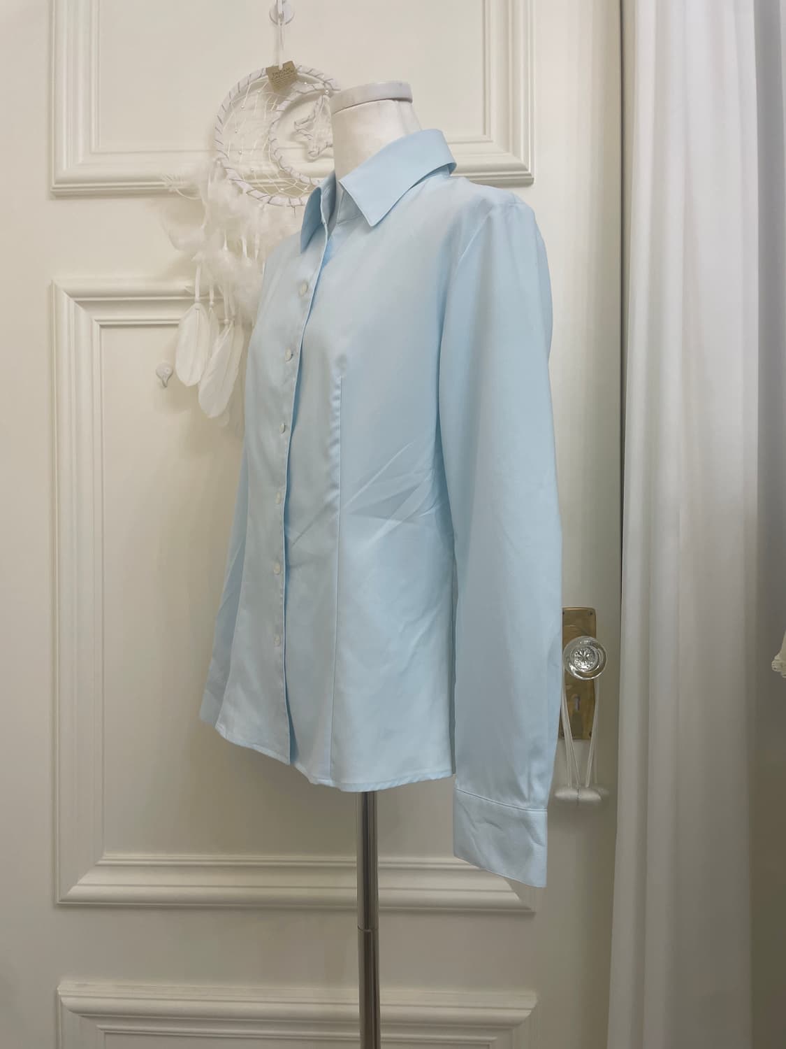 summer blue basic line shirt(size-13) 상품이미지2