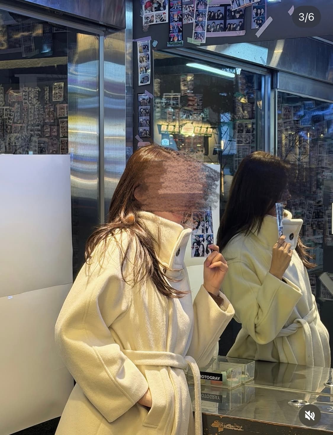 에그카 eggka 하이넥 벨트 단추 하프코트 벨트 장식이 있는 우아한 울 상품이미지3