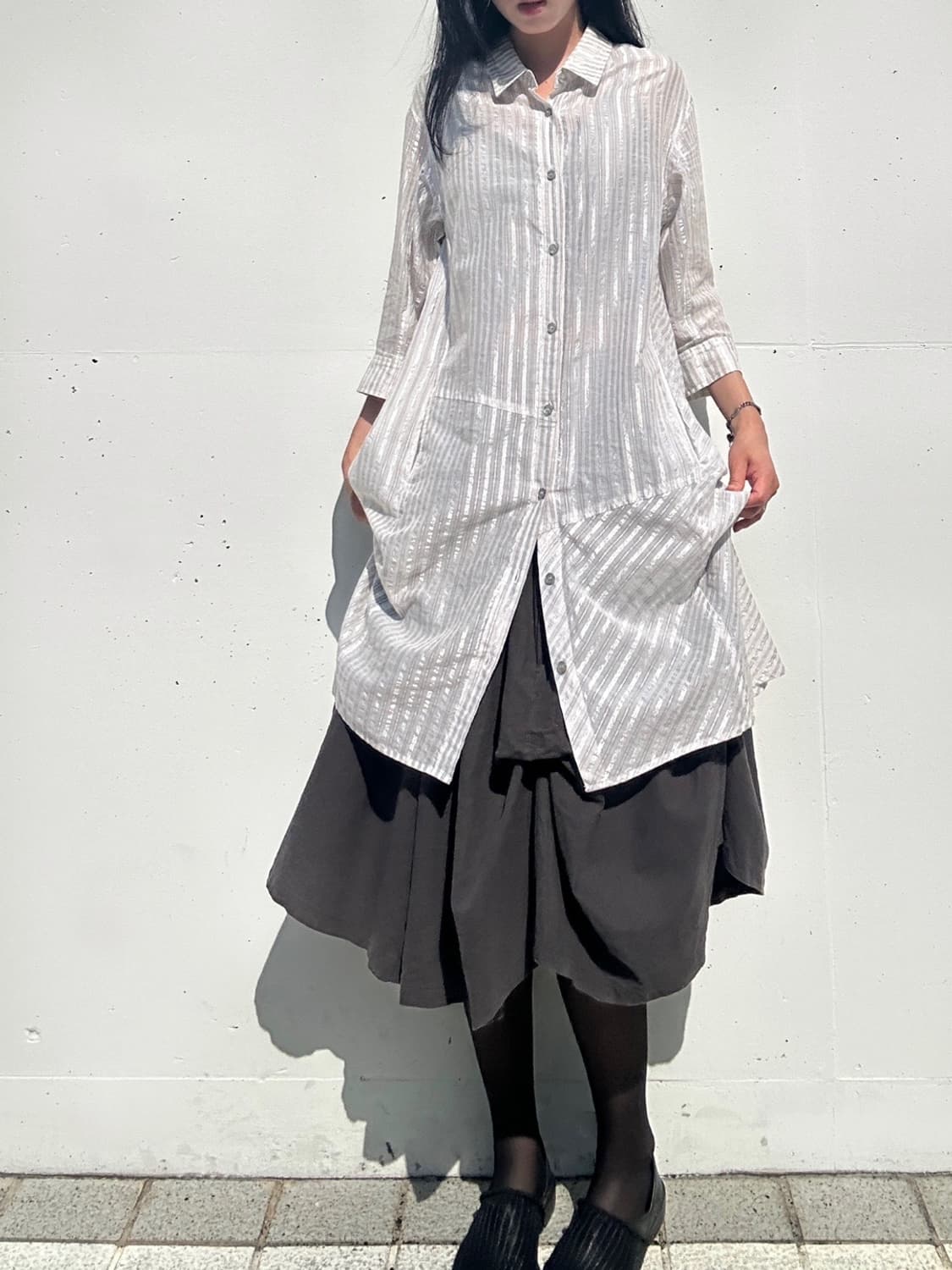 DEMOO PARKCHOONMO silver tail top & ops 상품이미지2