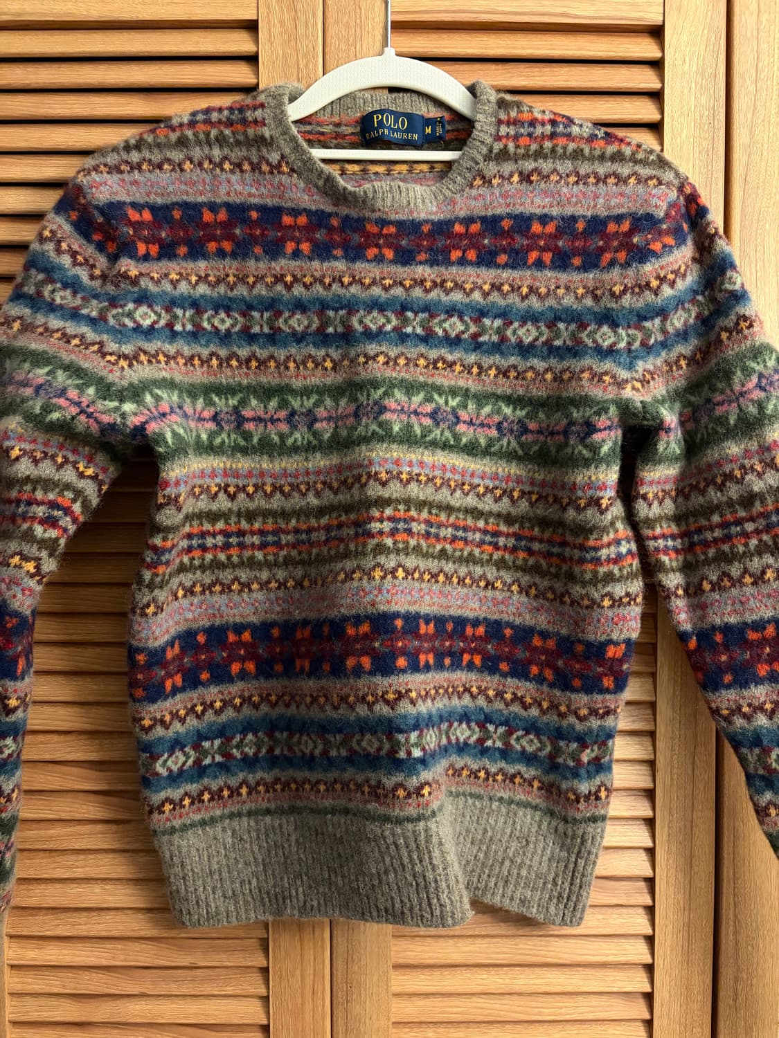 폴로 패턴 니트 상품이미지2