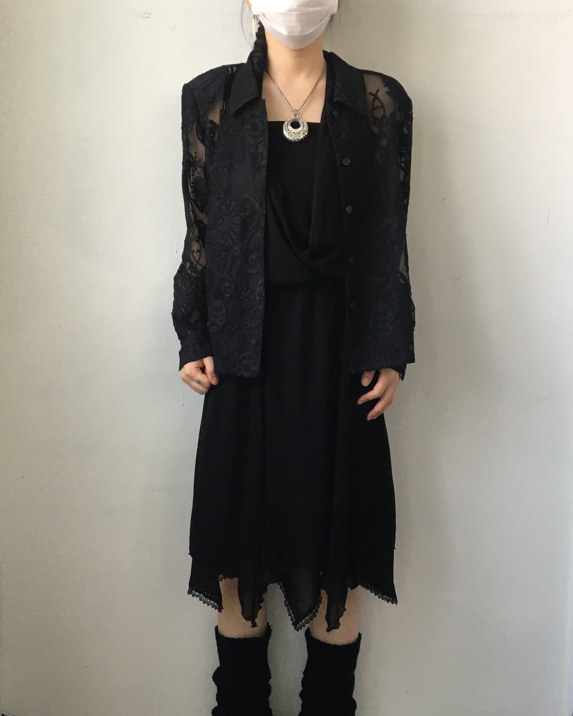 Pattern see through jacket 상품이미지6