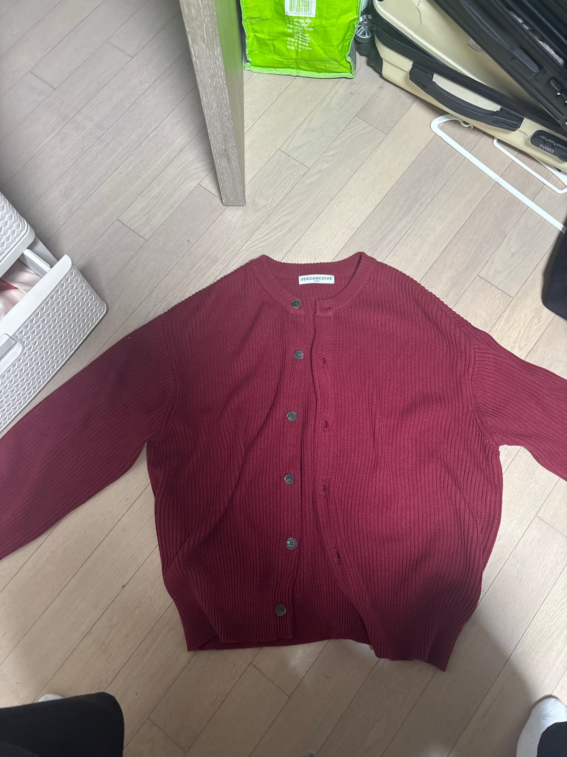 시즈 RED가디건 L 상품이미지1