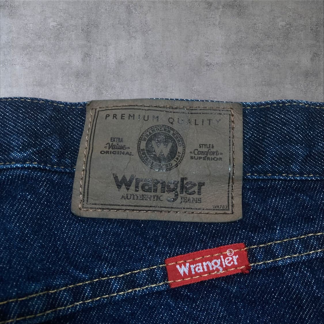 랭글러 레귤러 핏 스트레이트 데님 팬츠 상품이미지5