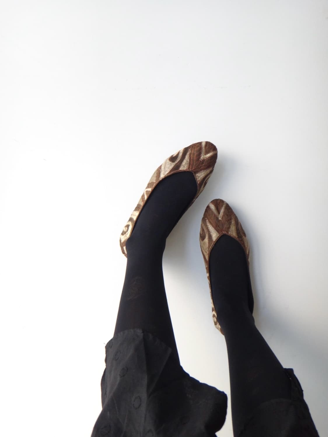 Geomatic pattern flat shoes 상품이미지5