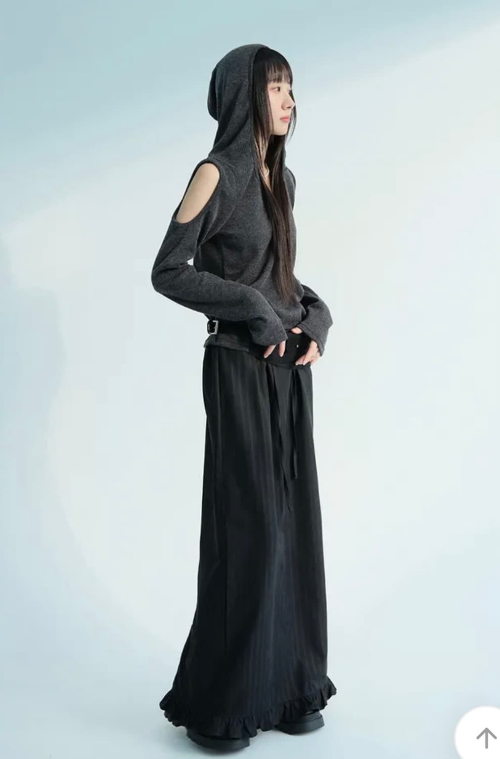 새상품) 틸데서울 가먼츠 숄더 울 니트 후드 상품이미지3