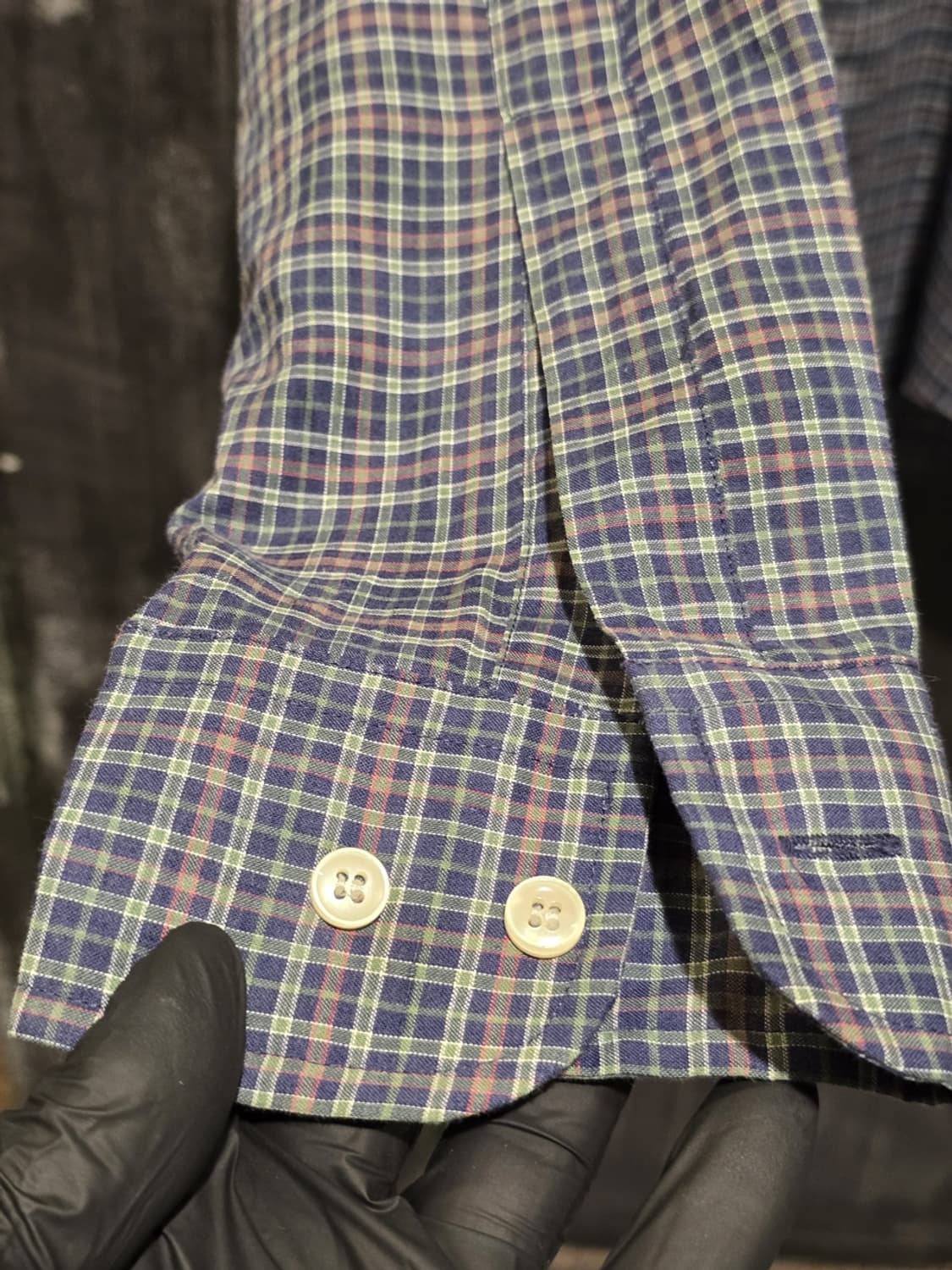 70s Paddock Club by Arrow Plaid Shirt 상품이미지3